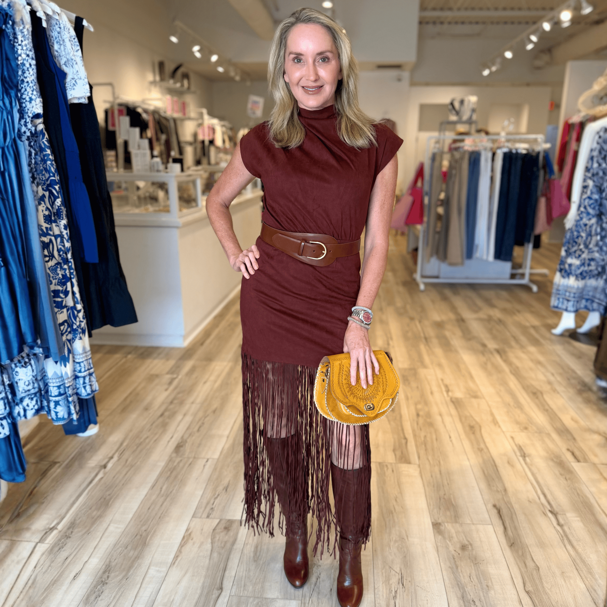 Astelle Dress wine