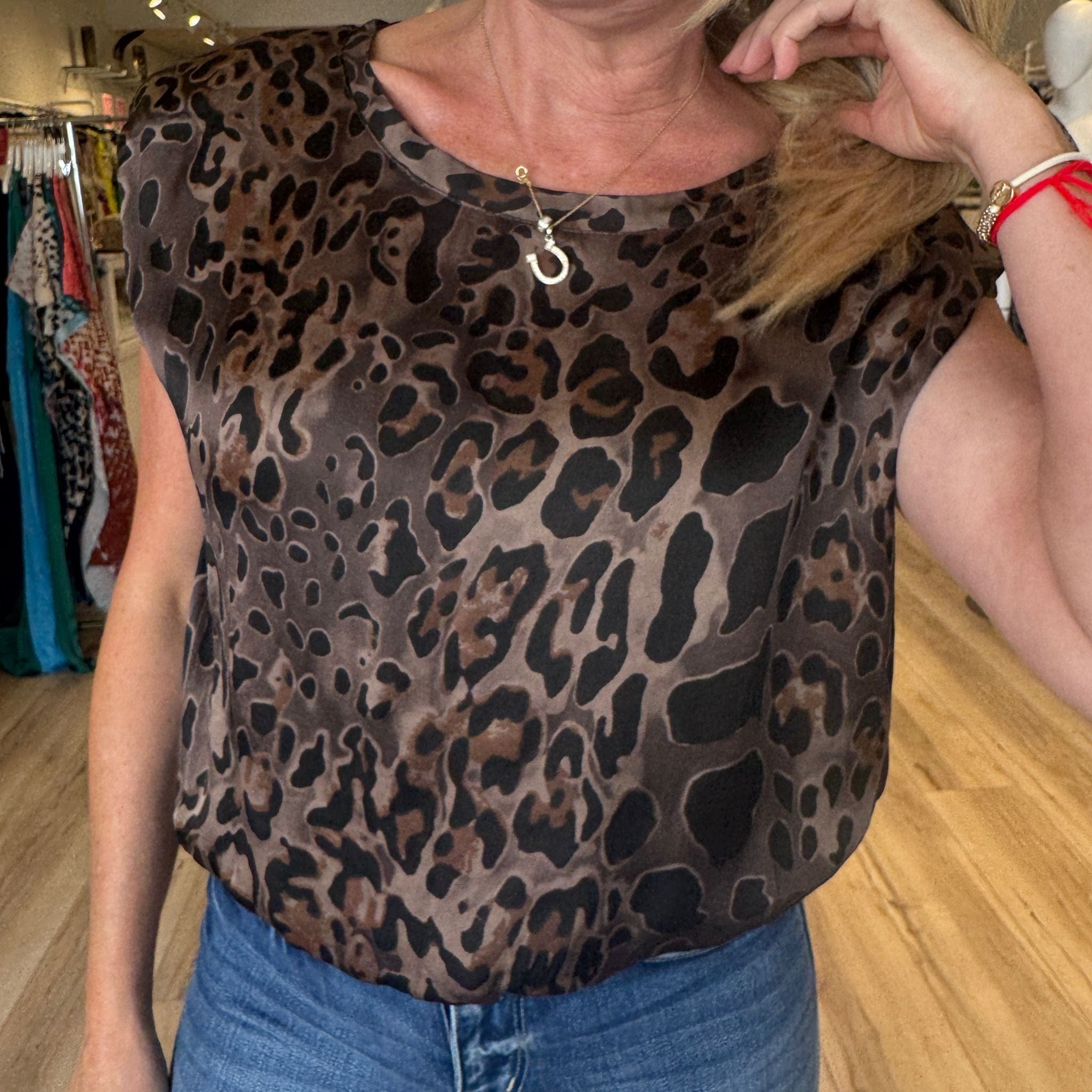CSS - Animal Print Ella Top