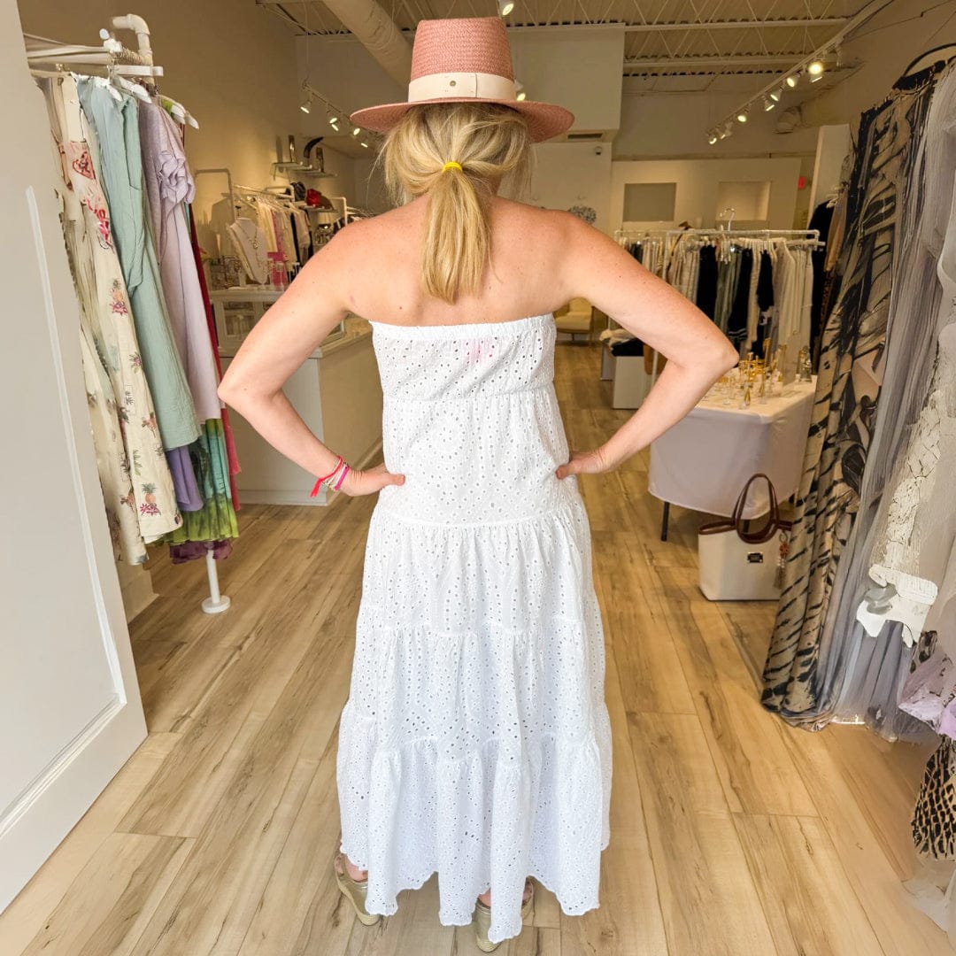 CSS - Sienna Dress Strapless Eyelet Perfection