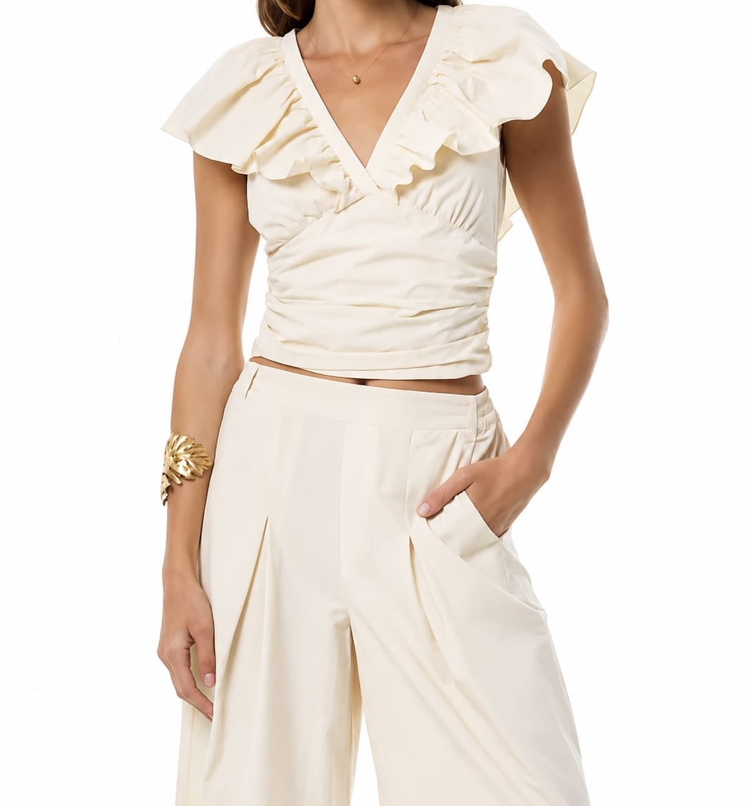 Lani Bubble Chalk Top