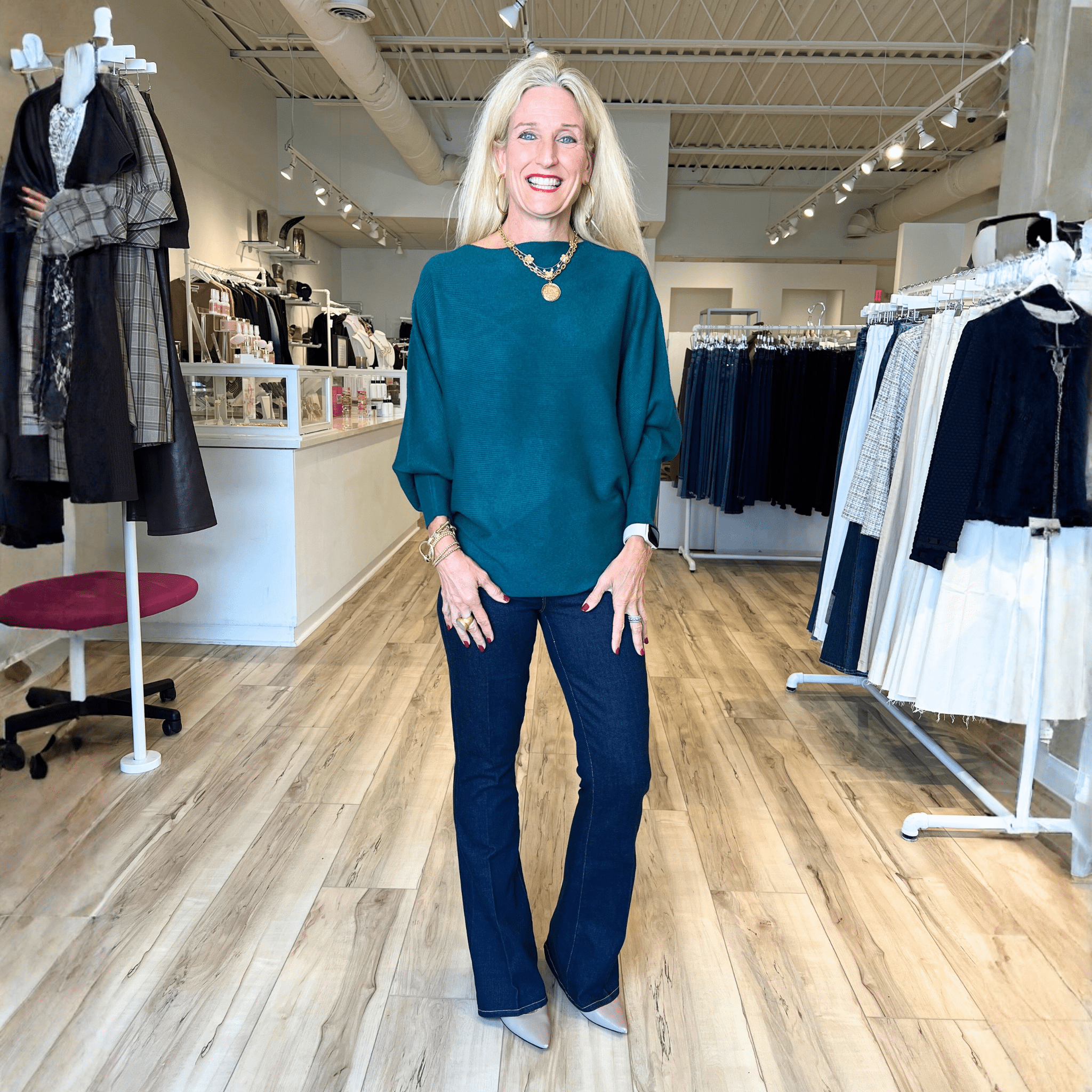 The Magic Sweater - Dk Teal