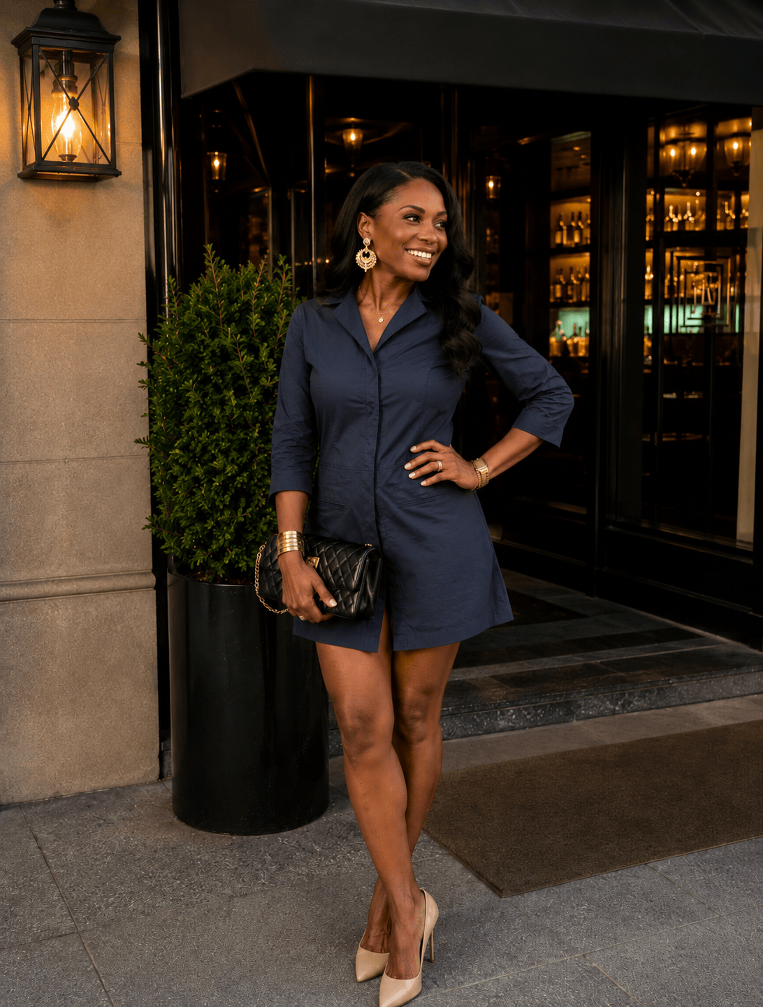 XOXO Sabrina - Dress with Shorts