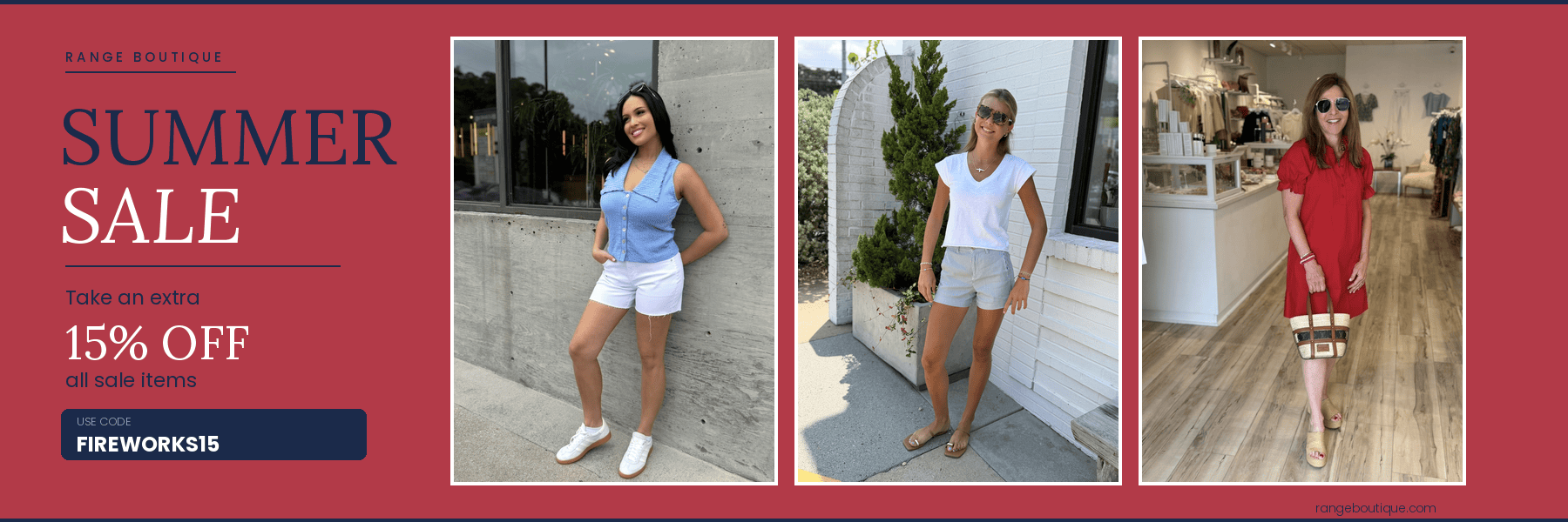 the cover for an introduction video to Range Boutique