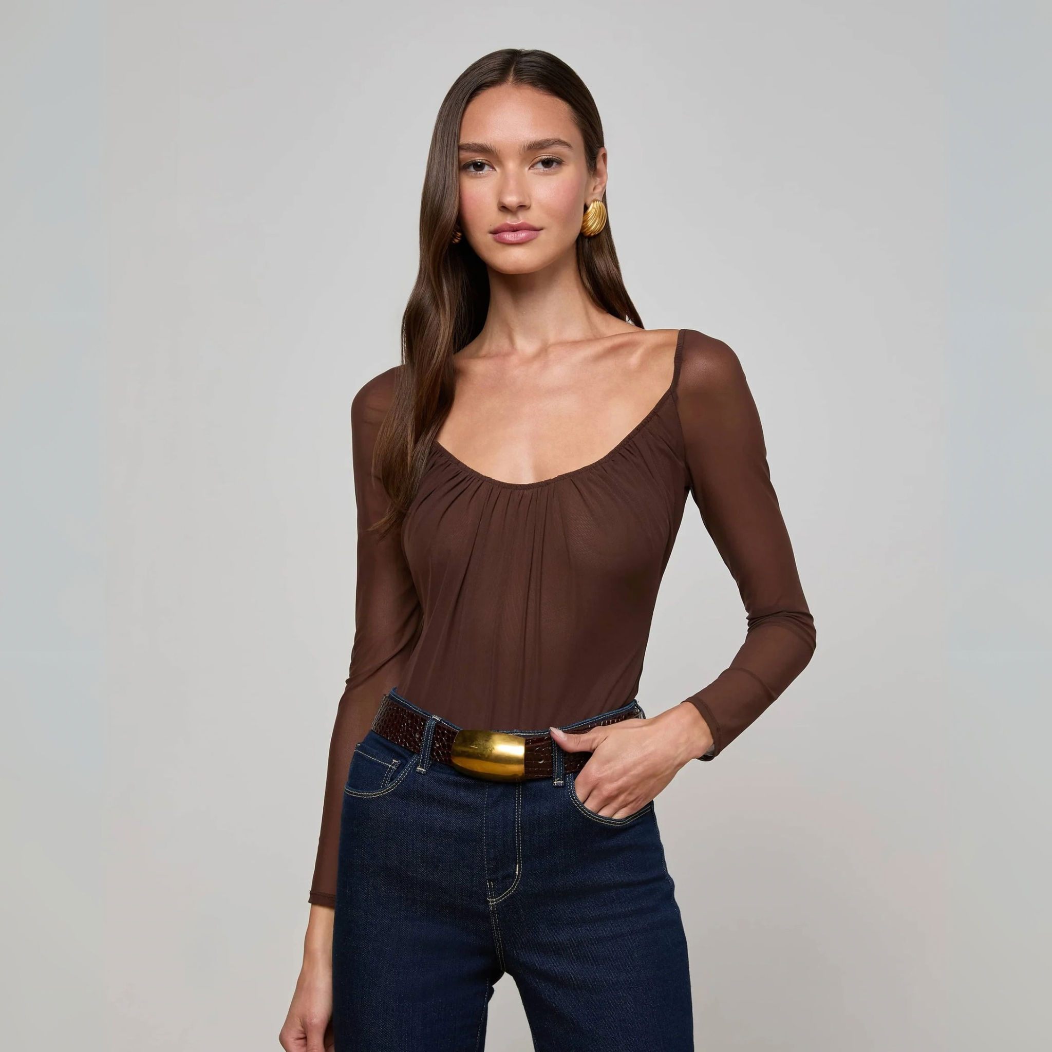 L’Agence-gwendolyn-brown-mesh-longsleeve-bodysuit 