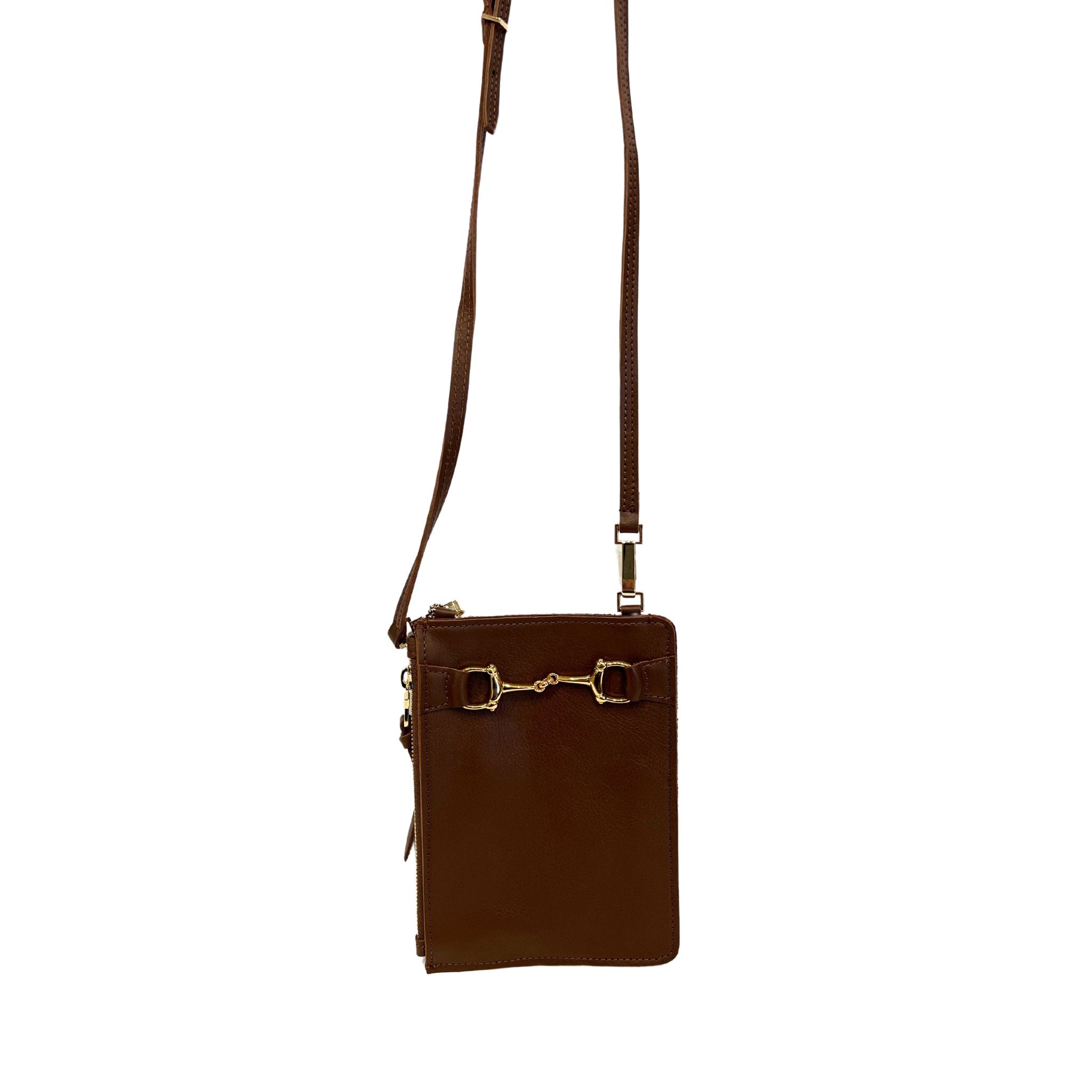 Crossbody Bag W/Gold Detail