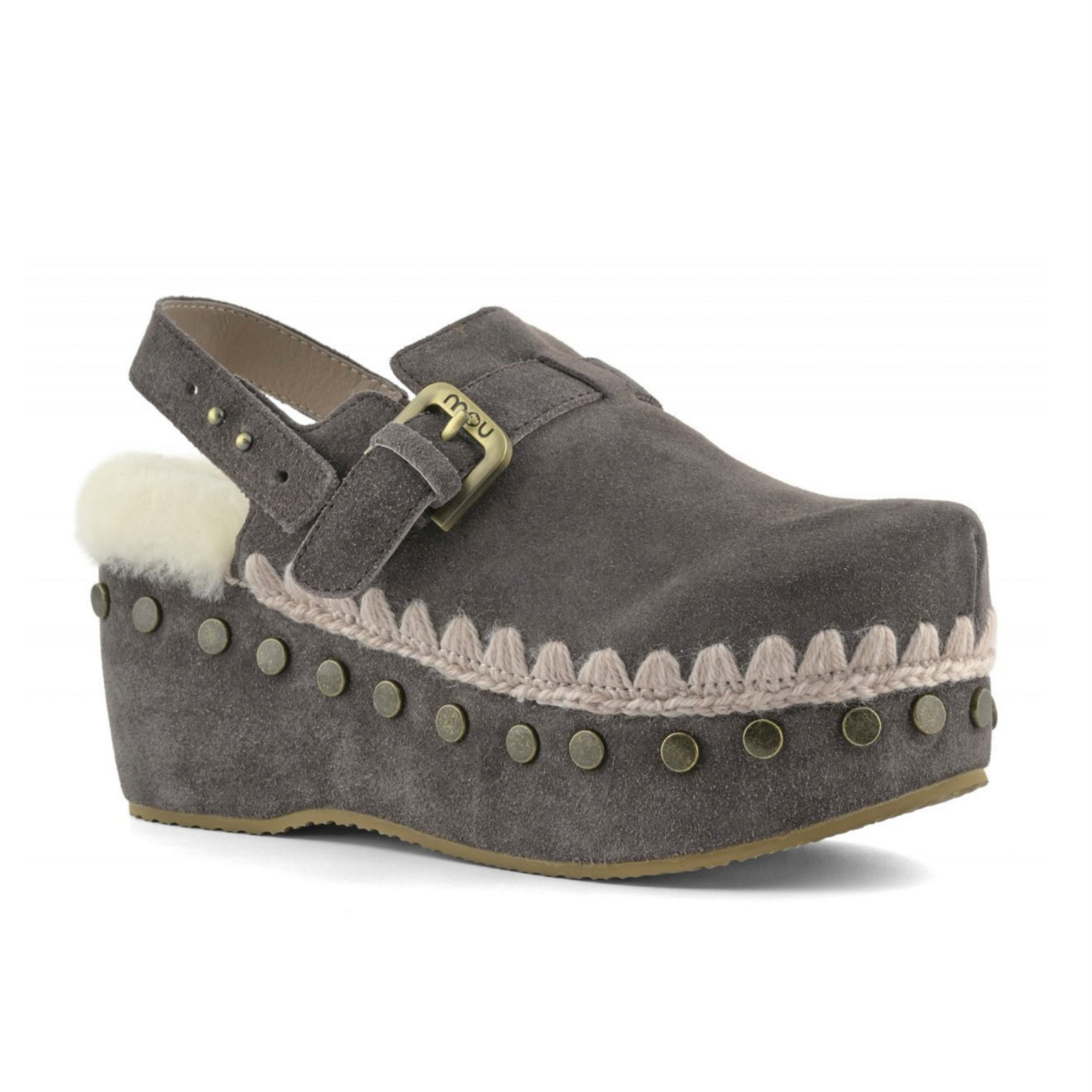 Suede Clog