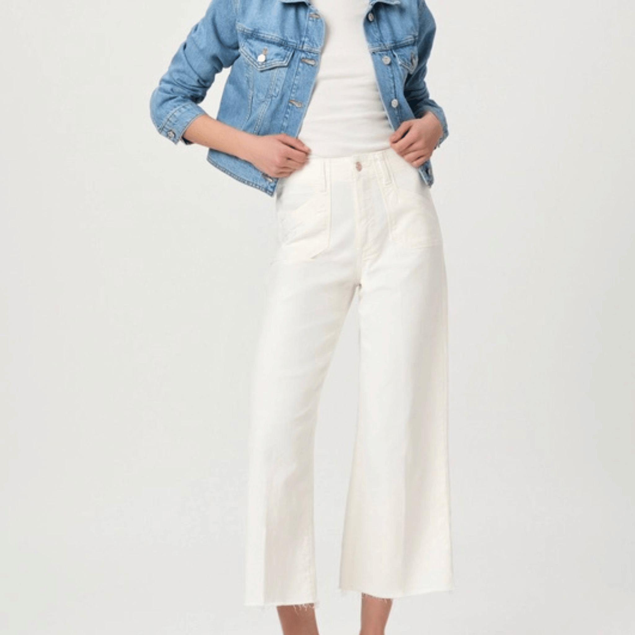 Anessa Ecru White Jeans