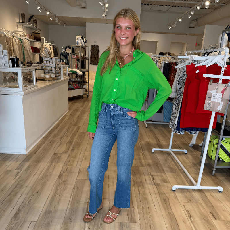 Bright Boyfriend Shirt | Range Boutique