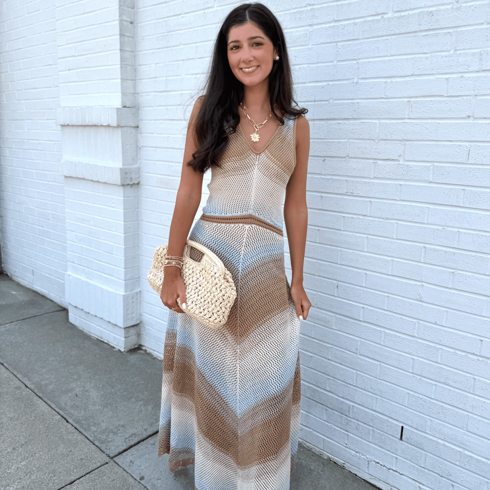 Cali Cuerpo Mix color Dress