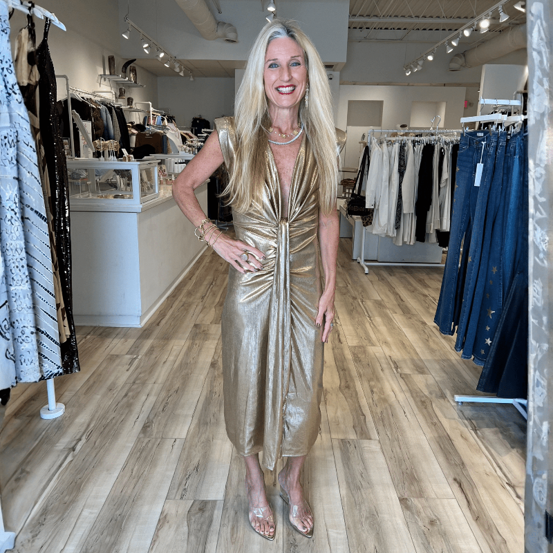 CSS - Deep V Dress