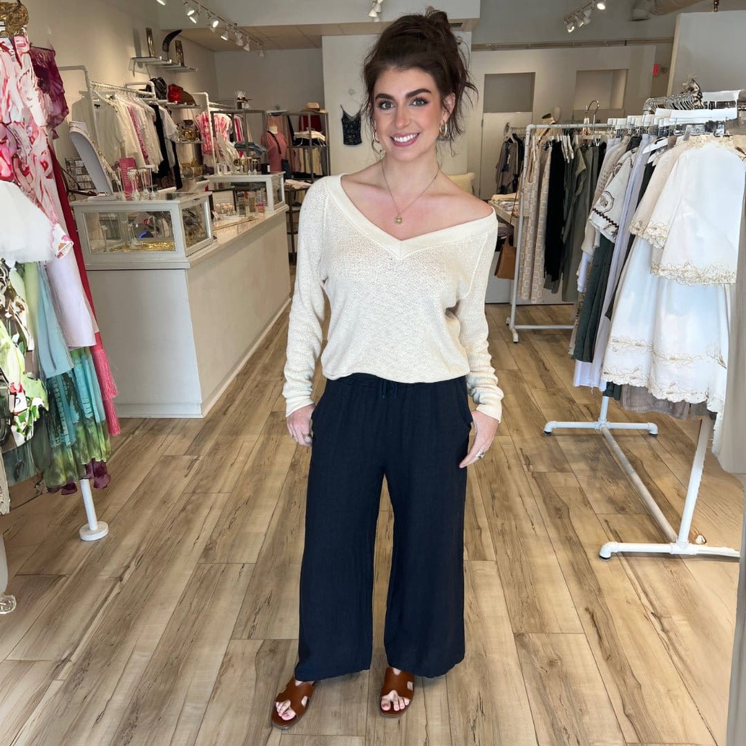 CSS - Linen Pant W/Pockets