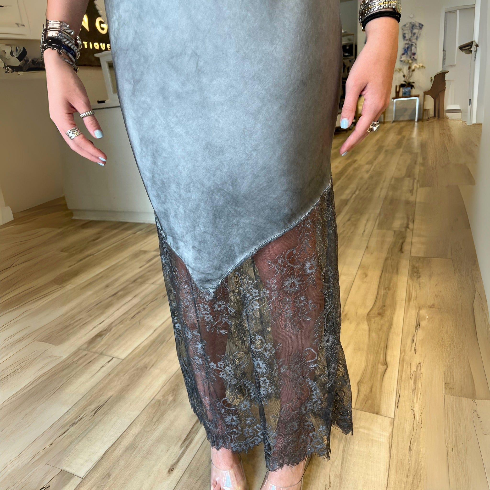 CSS - Silky Lace Dress