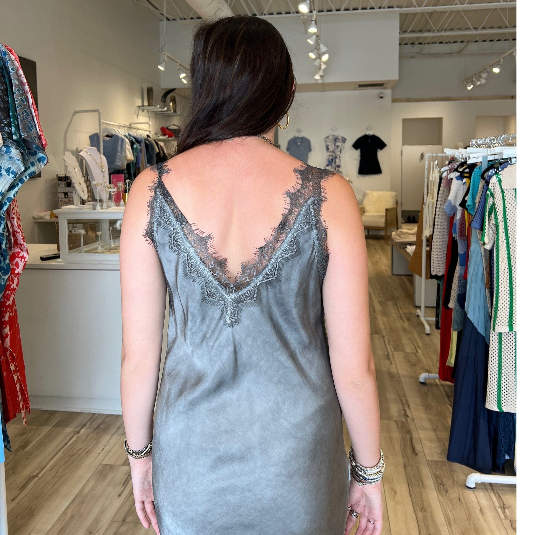 CSS - Silky Lace Dress