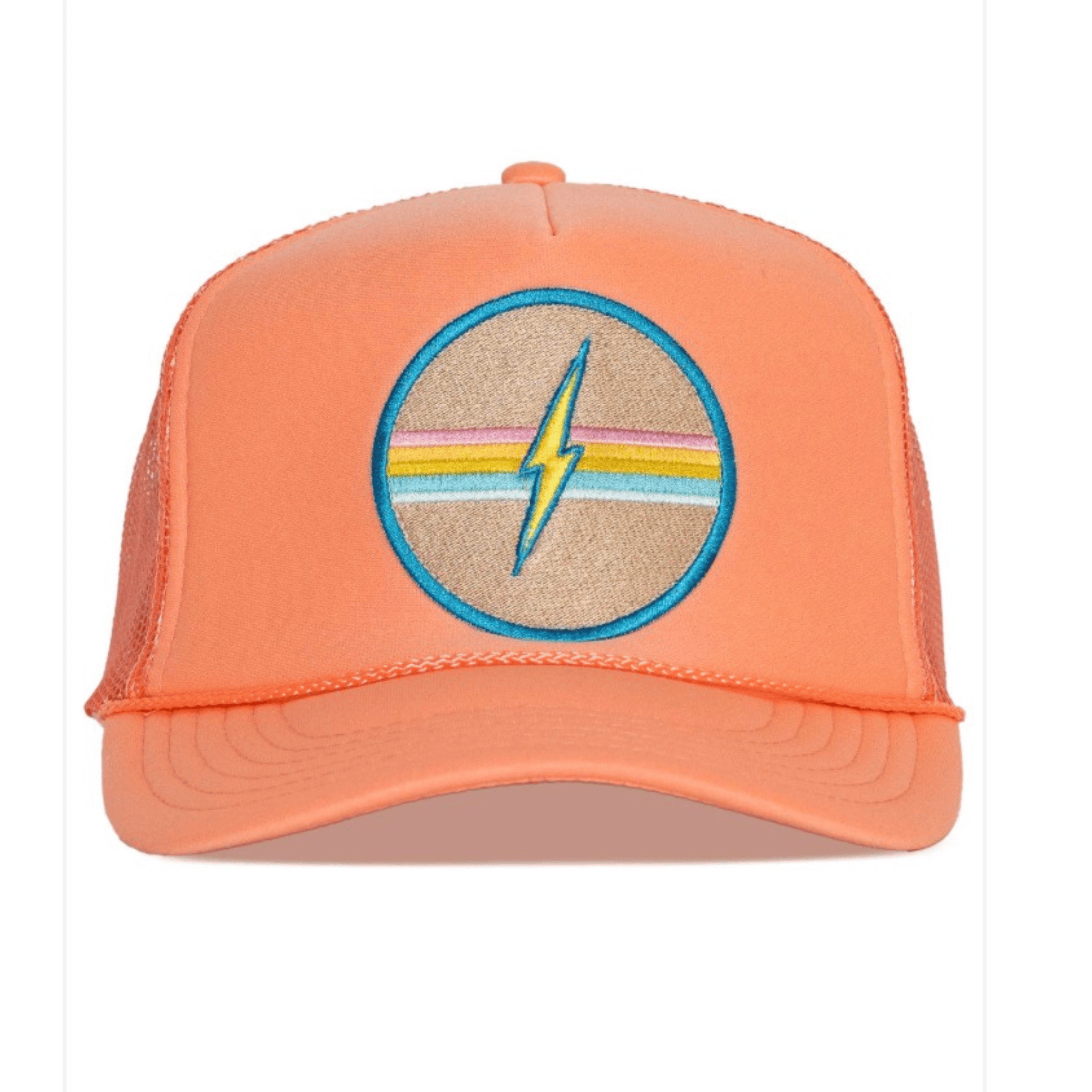 Electric Rainbow Coral Hat