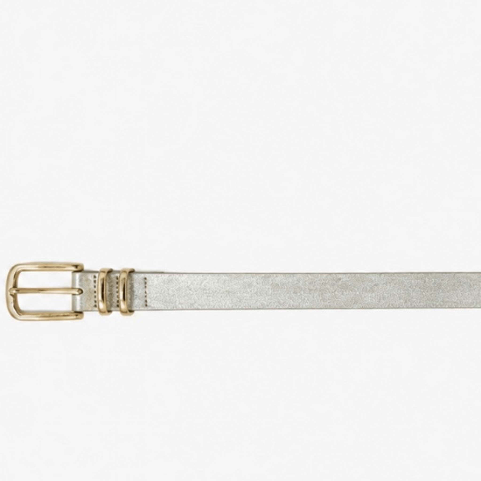 Gold Leather Belt