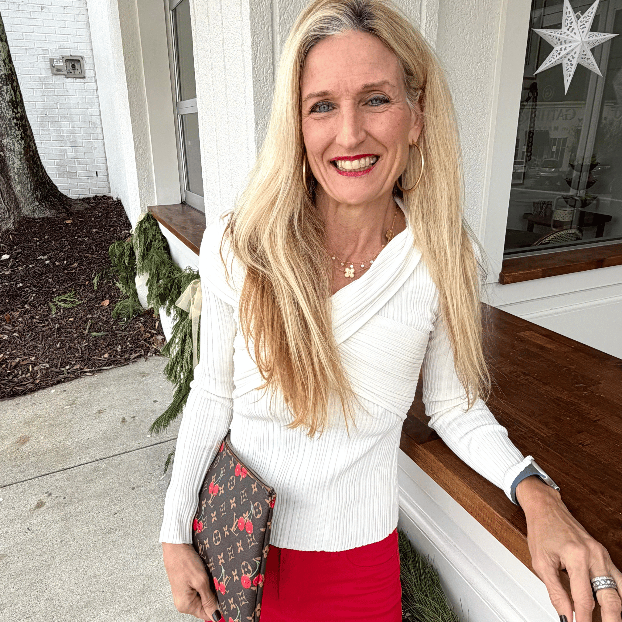 Karina - Soft Cream Blair Top