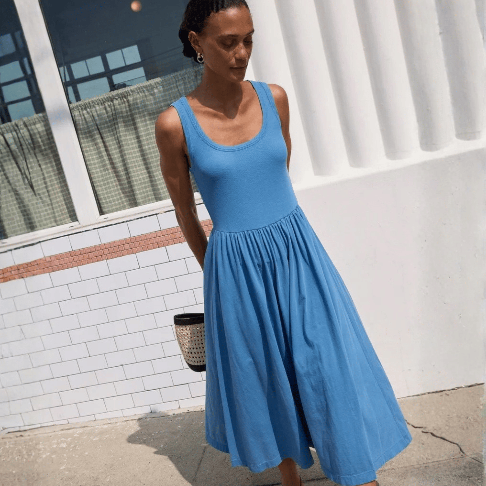 Karla Midi Blue Dress