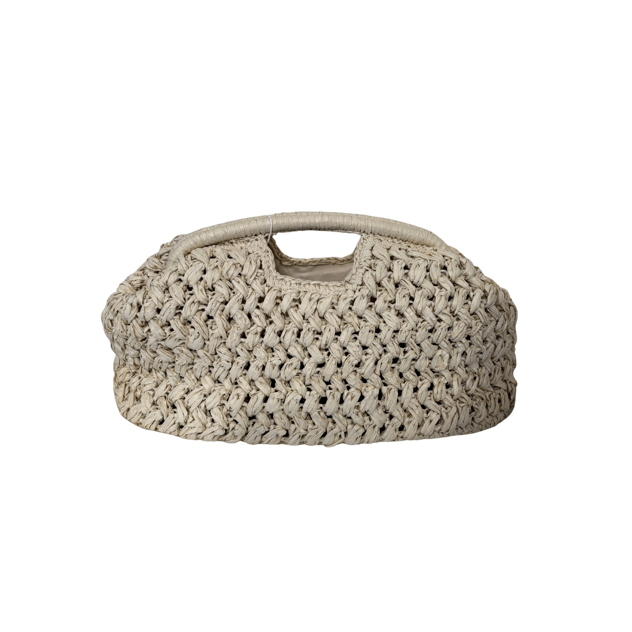 Large Straw Clutch