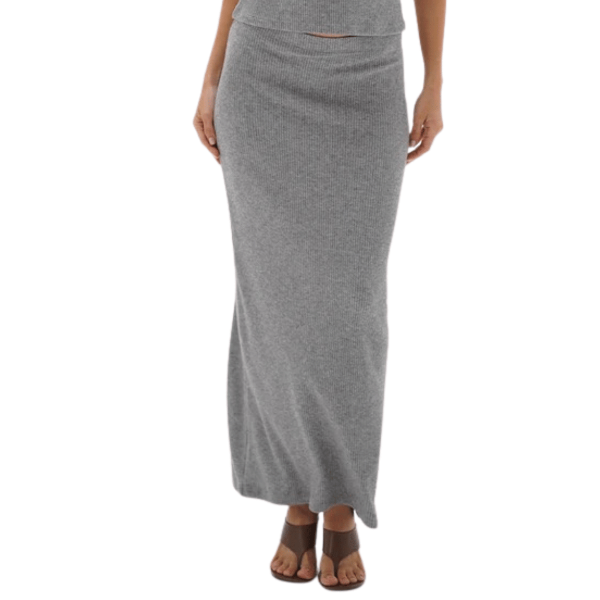 LNA - Soph Skirt Soft Grey