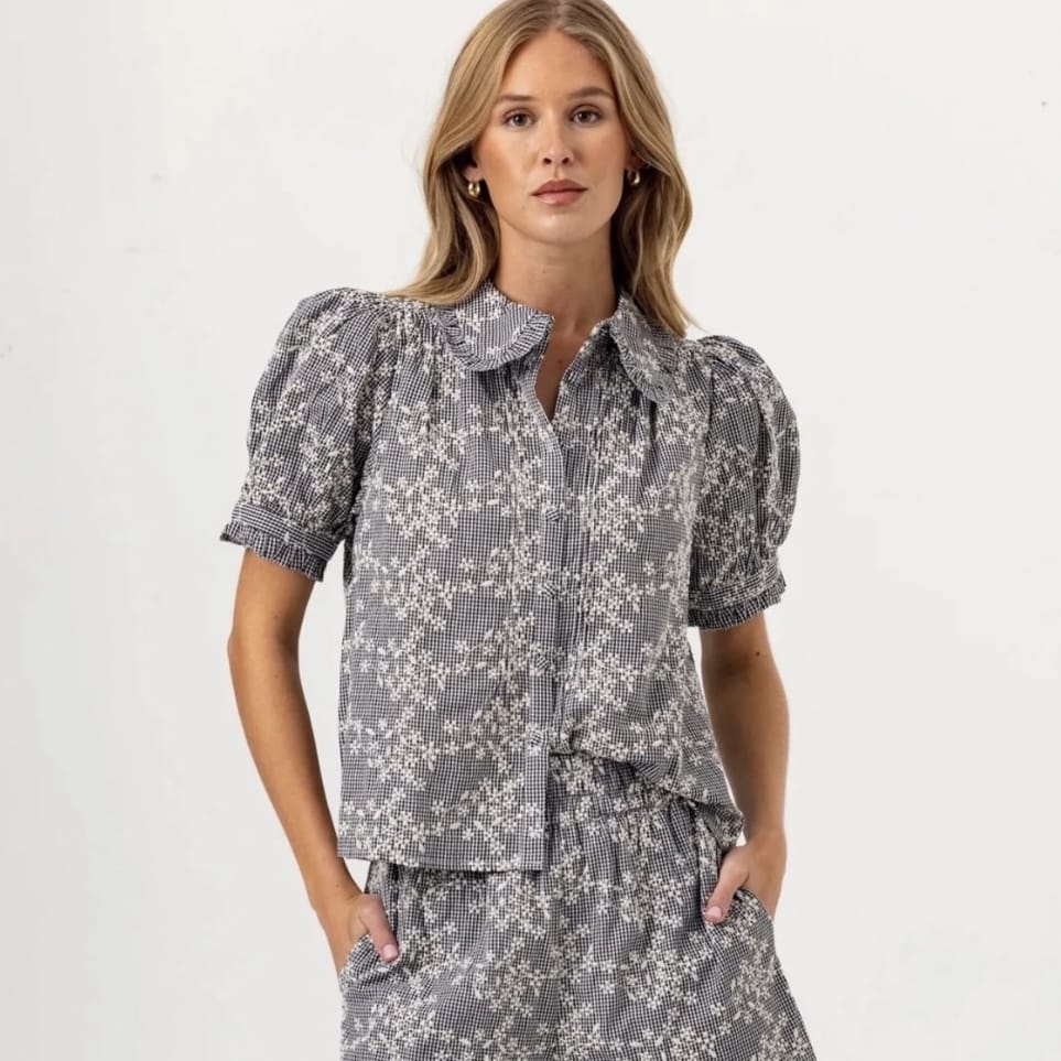 Lotus Shirt Plaid