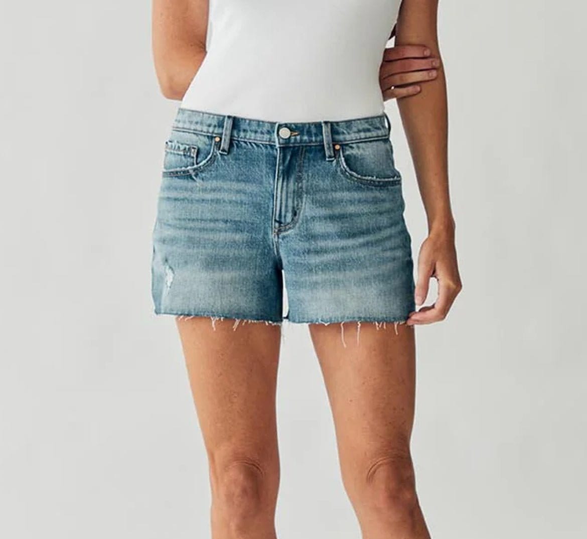 Maja Cut Off Denim Shorts