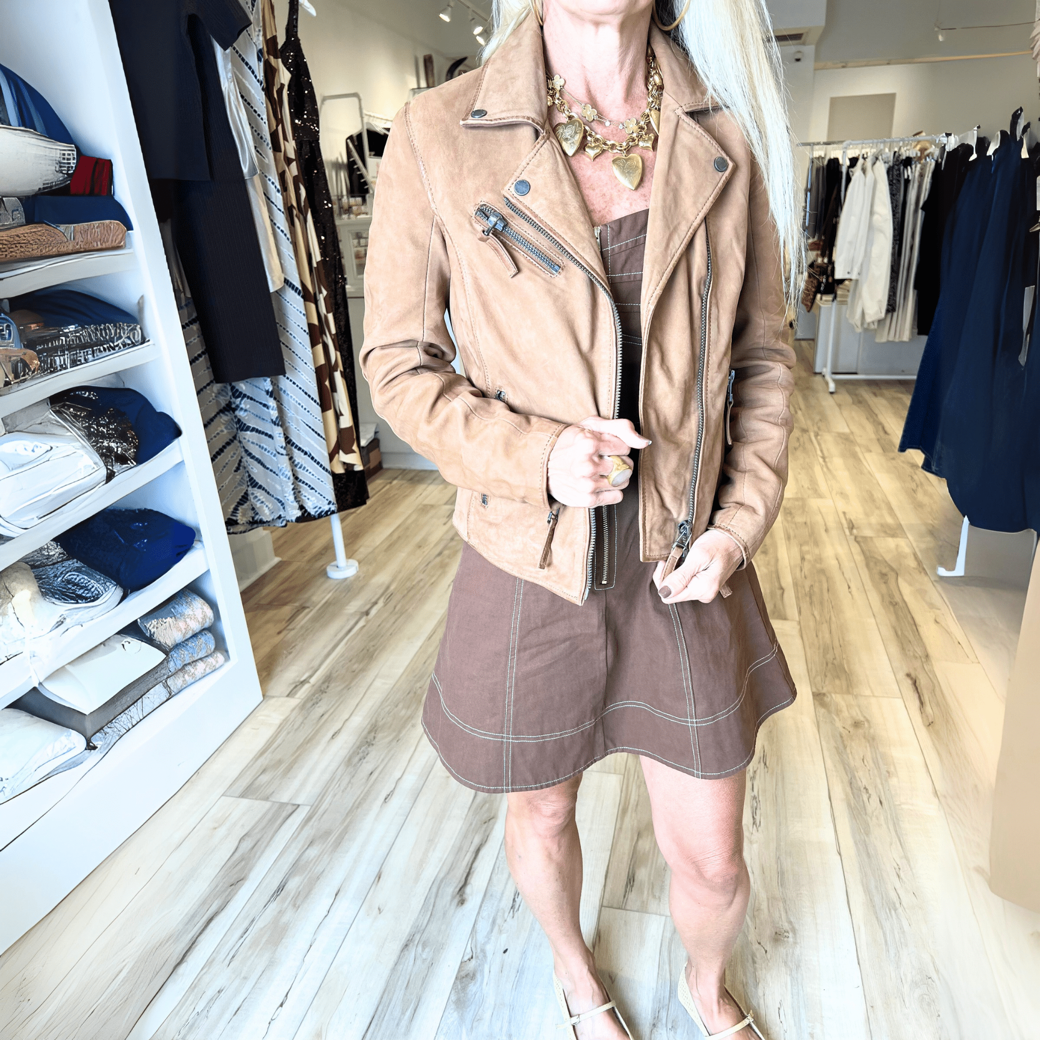 Misty Leather Jacket