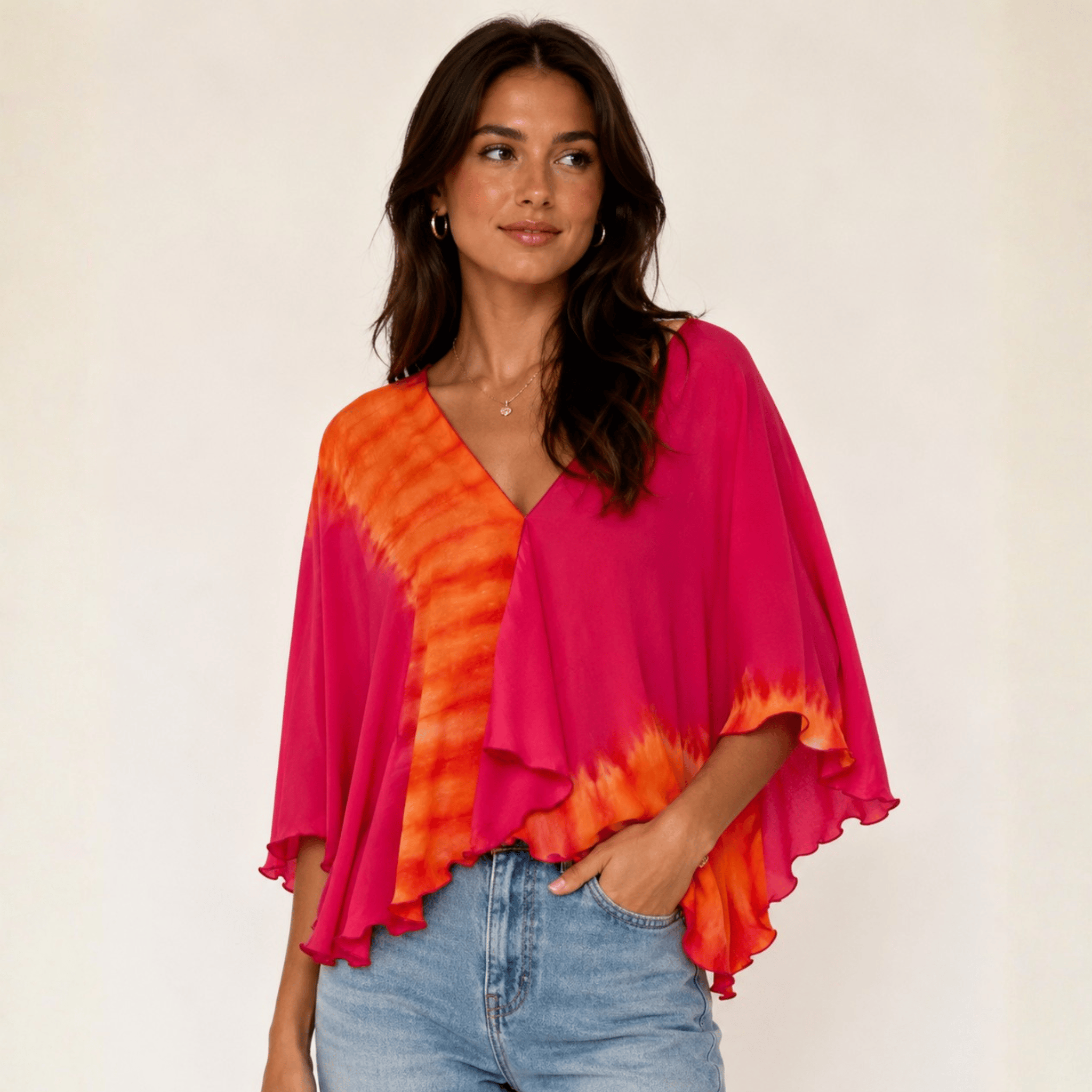 Pieces ETC… Hand- Dyed Silk Top
