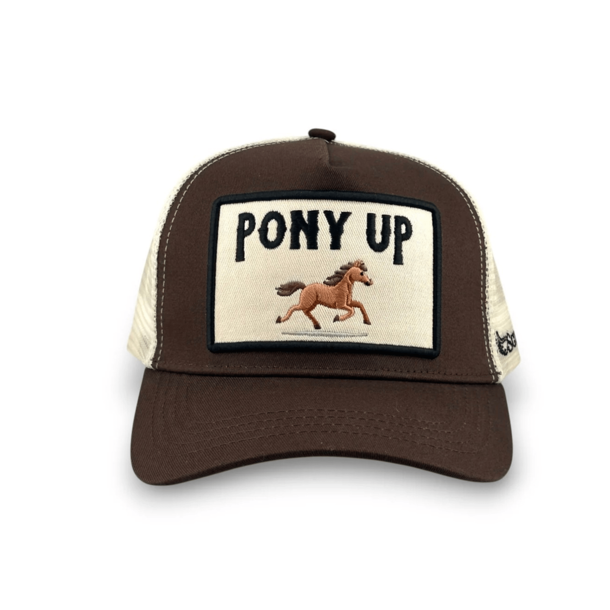 Pony Up Brown Hat