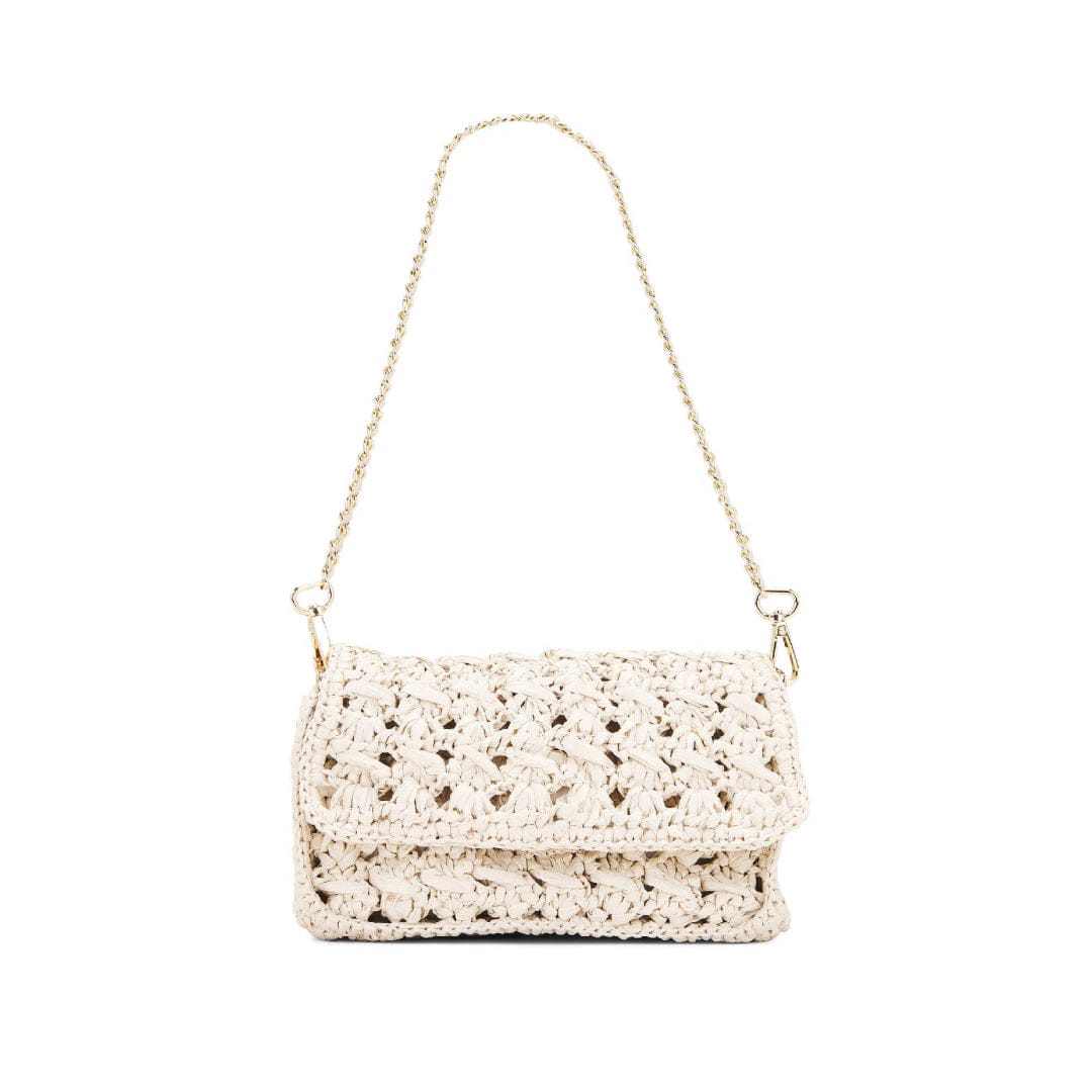 Shiloh Chain Cream Clutch