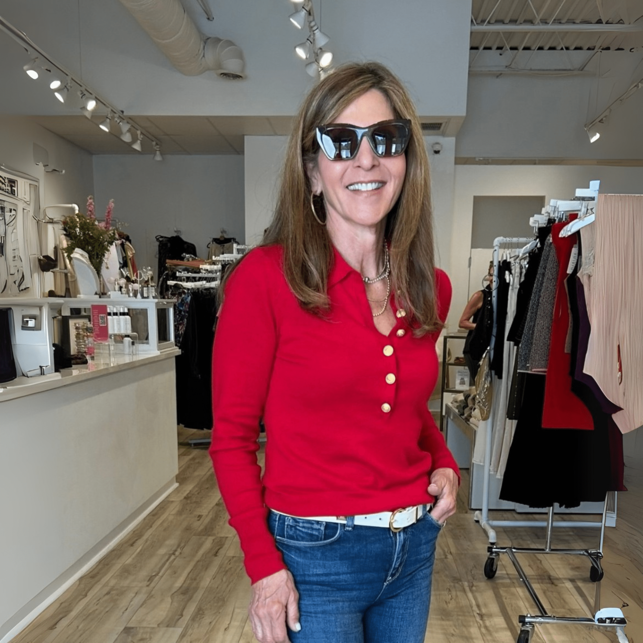 Sterling Sweater Red