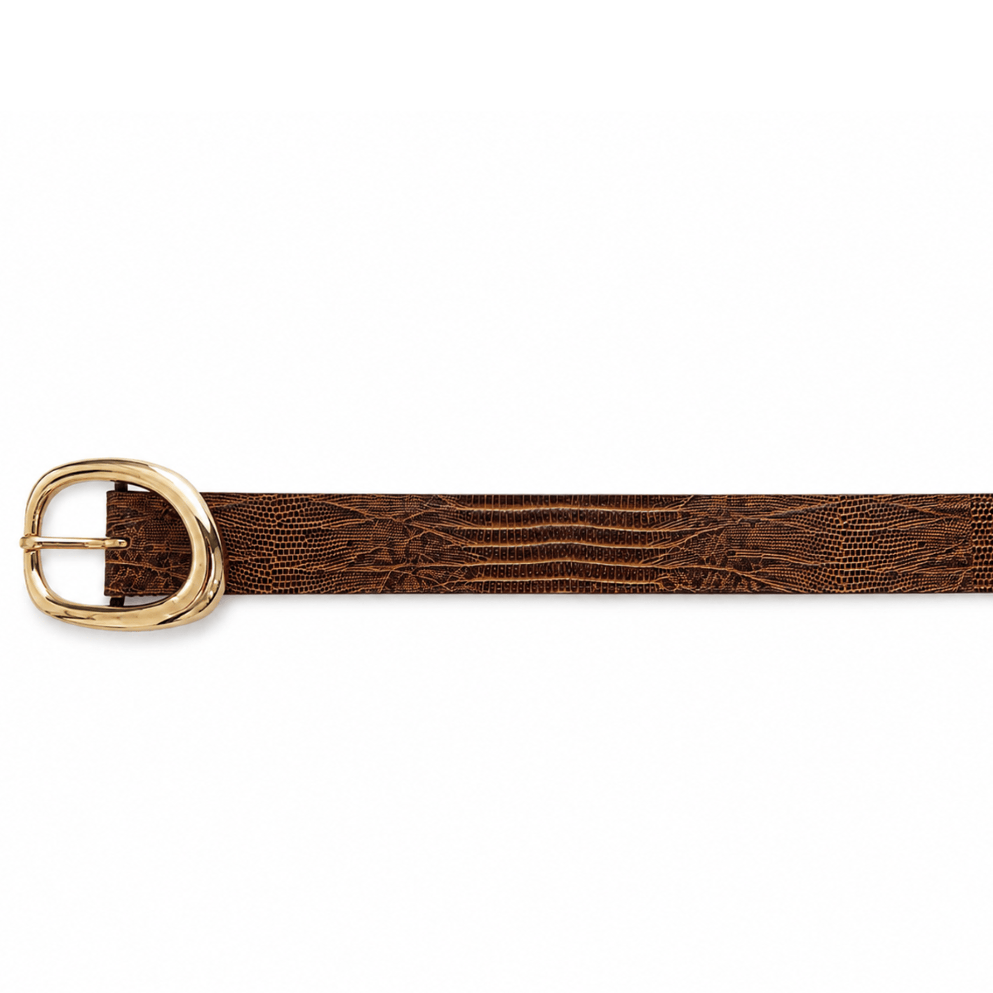 Textured Leather Brown belt