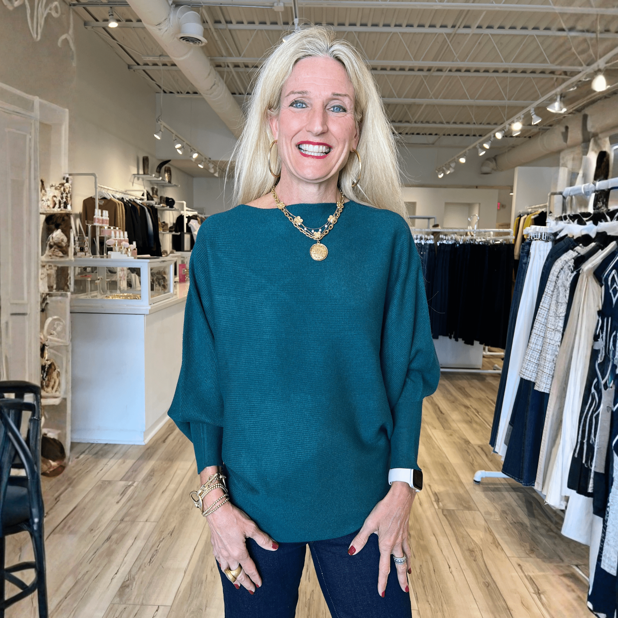 The Magic Sweater - Dk Teal