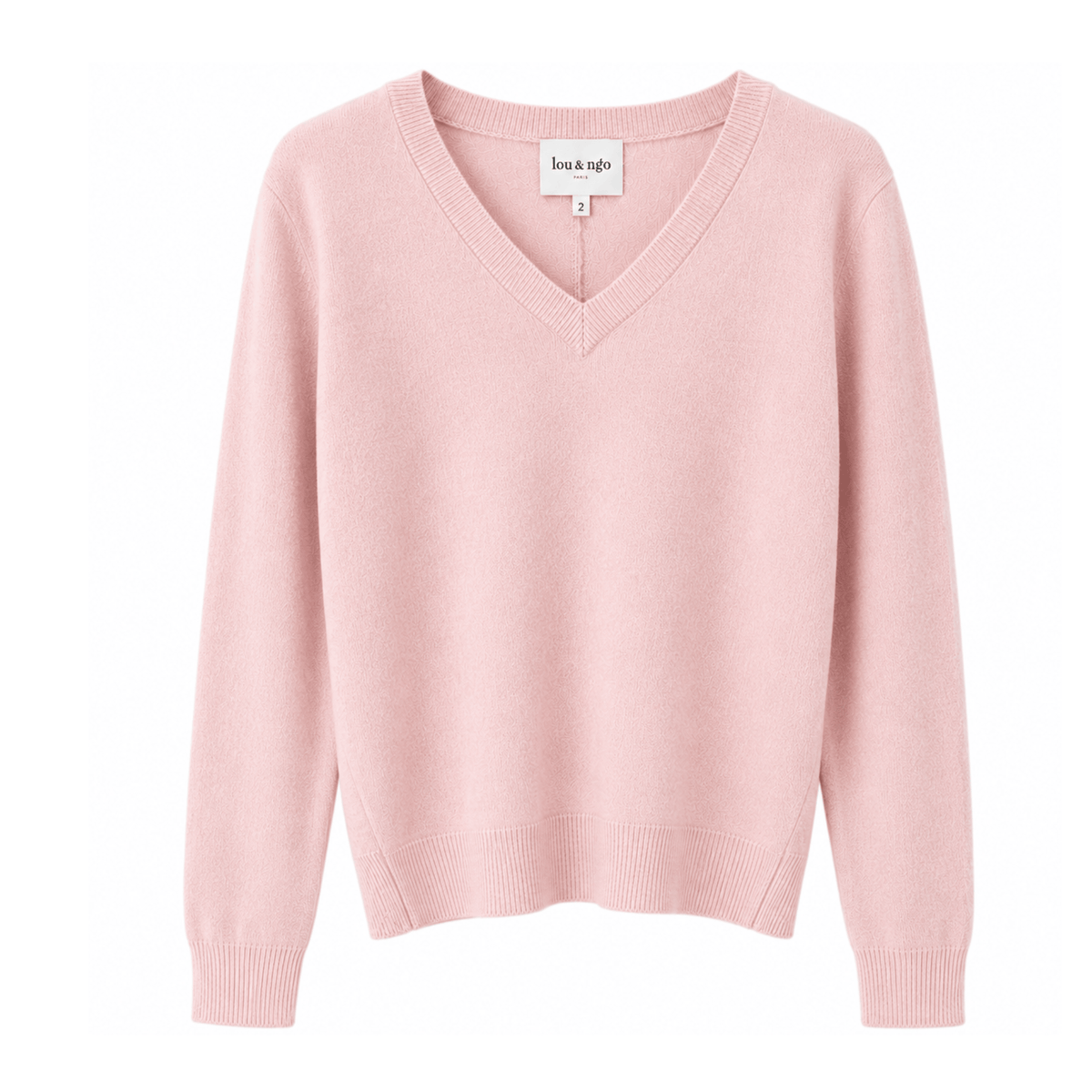 V Neck Shimmer sweaters